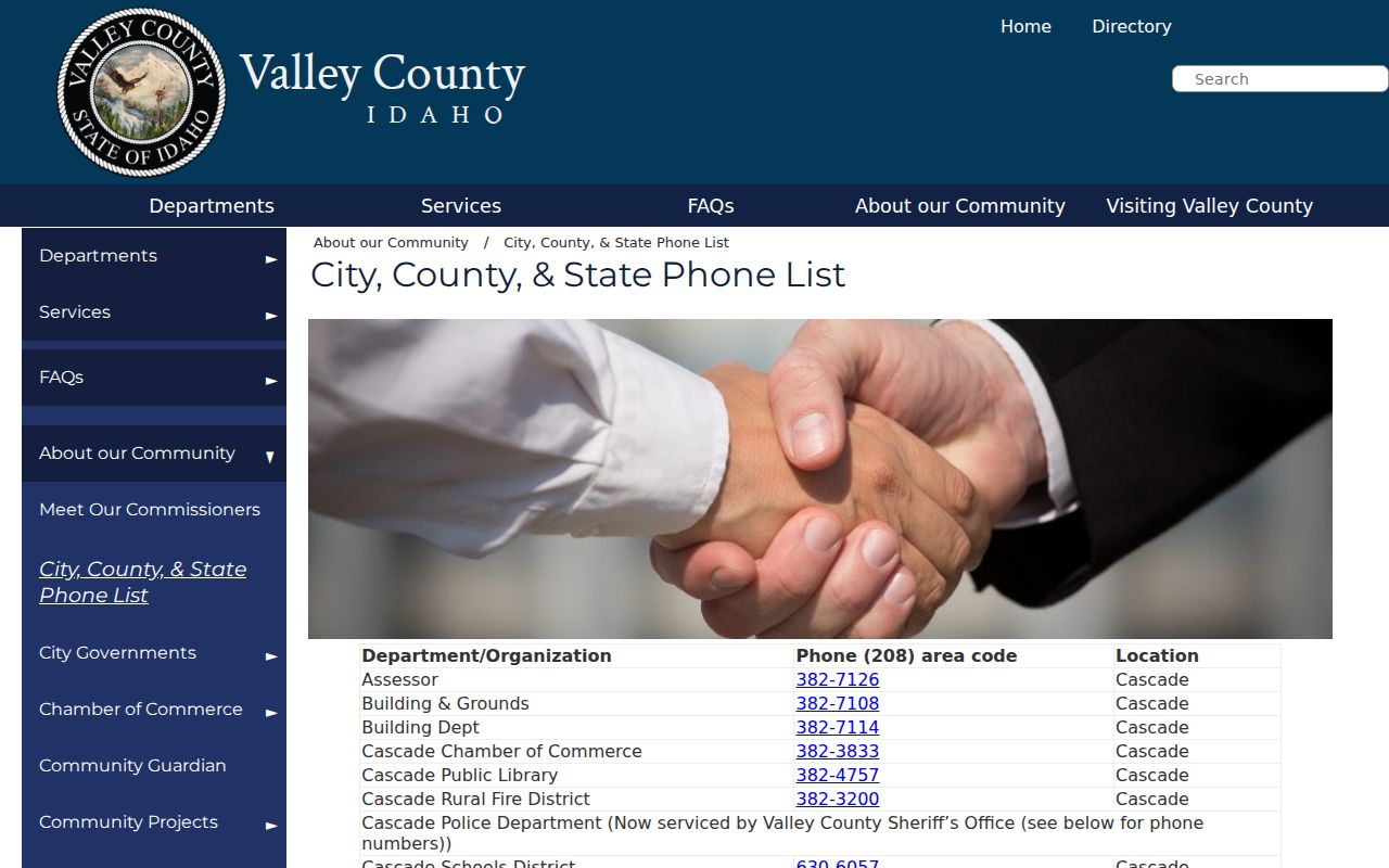 Cascade criminal records sheriff police contact route