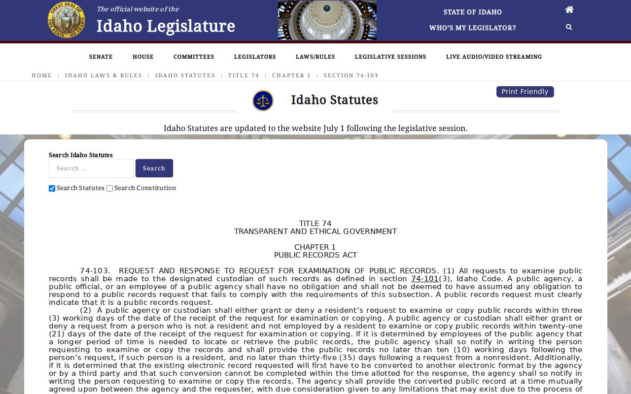 Cascade criminal history nonresident record request law